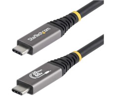 Kabelis USB StarTech 3 m USB-C USB4 20 Gb/s 60 W 4K 120Hz DP2.1 Juodas (CC3M20GUSB4CX)
