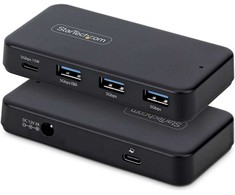 HUB USB StarTech STARTECH.COM 4-Port USB-C i USB-A Hub 5Gbps zasilanie własne 2-in-1 USB-C &amp; USB-A kabelis hosta 1x USB-C 3x USB-A 1x BC 1.2