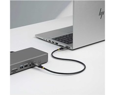 Kabelis USB StarTech USB4 50 cm USB-C 80 Gb/s Thunderbolt DisplayPort 2.1 240W Juodas (CC50CM80GUSB4CABLE)