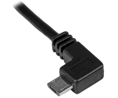Startechcom StarTech Micro-USB Charge-and-Sync Cable M/M - Left-Angle Micro-USB - 30/24 AWG - 1 m 3ft