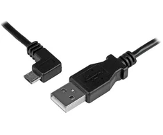 Startechcom StarTech Micro-USB Charge-and-Sync Cable M/M - Left-Angle Micro-USB - 30/24 AWG - 1 m 3ft