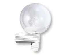 Steinel Sieninis šviestuvas 60W L 400S su jutikliu baltas (ST611118) -