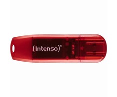 STICK 128GB USB 2.0 Intenso 3502491 Rainbow Line Raudona