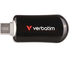 Pendrive Verbatim Plectra 128GB USB-C juodos spalvos 30225