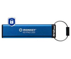 „Kingston IronKey“ klaviatūra 200 512 GB USB-A su AES šifravimu