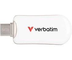 Atmintukas Verbatim Plectra 64GB USB-C, baltas, 30228