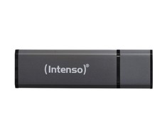 USB atmintinė „Intenso Alu Line“ antracito spalvos 128 GB USB 2.0