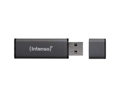USB atmintinė „Intenso Alu Line“ antracito spalvos 128 GB USB 2.0