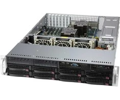 Serverio dėklas SuperMicro Supermicro Gehäuse SuperChassis CSE-825BTQC-R1K23LPB Juodas
