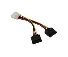 Synergy21 Kabelis SATA Power-Kabelis 4pin -> 2 x 15pin (gerade) **