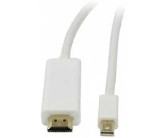 Synergy21 Kabelis Video DisplayPort mini 1.2 => HDMI 2.0, ST/ST, 1,5m, Ultra HD 4K@60hz 4:4:4, 8 Bit HDR,
