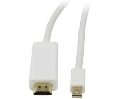 Synergy21 Kabelis Video DisplayPort mini 1.2 => HDMI 2.0, ST/ST, 3m, Ultra HD 4K@60hz 4:4:4, 8 Bit HDR,