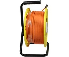 Synergy21 Kabeltrommel, CAT6A, 90m, CAT7A Rohkabel S-STP(S/FTP), mit 1x Buchse/Stecker RJ45(CAT6A), LSZH,