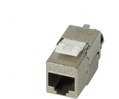 Synergy21 Keystone, Modul, TP-Buchse(RJ45), CAT6A, 500MHz, Slim-line, mit Kabelklemme