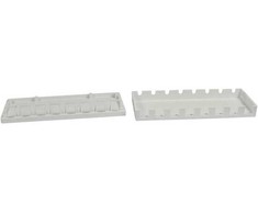 Synergy21 Keystone, Modulträger, Patchpanel für 8x TP-Modul, Aufputz, baltas(ABS)