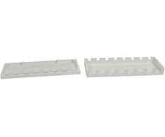 Synergy21 Keystone, Modulträger, Patchpanel für 8x TP-Modul, Aufputz, baltas(ABS)