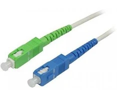 Synergy21 LWL-1-Faser-Patchk. 0,5mtr.SC-SC(APC8Grad), 9/125u, Schrägschliff