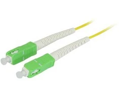 Synergy21 LWL-1-Faser-Patchk. 0,5mtr.SC(APC)-SC(APC), 9/125u, OS2, G657A2, AD=2mm, flexible Knickschutztülle
