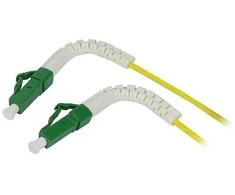 Synergy21 LWL-1-Faser-Patchk. 1,0mtr.LC(APC)-LC(APC), 9/125u, OS2, G657A2, AD=2mm, flexible Knickschutztülle