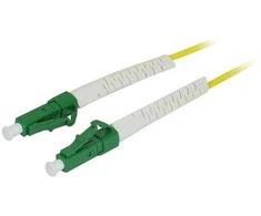 Synergy21 LWL-1-Faser-Patchk. 10mtr.LC(APC)-LC(APC), 9/125u, OS2, G657A2, AD=2mm, flexible Knickschutztülle