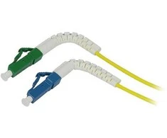 Synergy21 LWL-1-Faser-Patchk. 1,5mtr.LC-LC(APC), 9/125u, OS2, G657A2, AD=2mm, flexible Knickschutztülle
