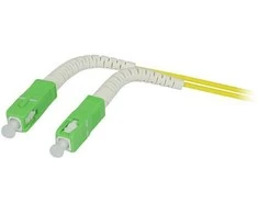 Synergy21 LWL-1-Faser-Patchk. 2mtr.SC(APC)-SC(APC), 9/125u, OS2, G657A2, AD=2mm, flexible Knickschutztülle