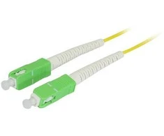 Synergy21 LWL-1-Faser-Patchk. 3mtr.SC(APC)-SC(APC), 9/125u, OS2, G657A2, AD=2mm, flexible Knickschutztülle