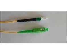 Synergy21 LWL-1-Faser-Patchk. 7,5mtr.LC(APC)-SC(APC), 9/125u, OS2, G657A2, AD=2mm, LC hat flexible Knickschutztülle