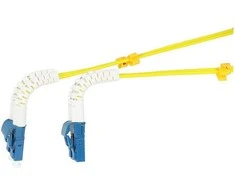 Synergy21 LWL-2-Faser-Patchk. 0,25mtr.LC-LC, 9/125um, OS2, AD=2mm, flexible Knickschutztülle, G657.A2,