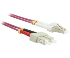 Synergy21 LWL-2-Faser-Patchk. 1,0mtr.LC-SC, 50/125um,OM4, AD=3mm,