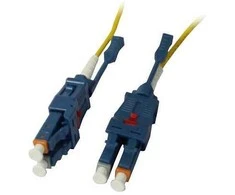 Synergy21 LWL-2-Faser-Patchk. 1,5mtr.LC-LC, 9/125um, OS2, Uniboot(drehbar), Push/Pull, AD=2mm,