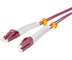 Synergy21 LWL-2-Faser-Patchk. 1,5mtr.LC-LC, 50/125um,OM4, AD=2mm, flexible Knickschutztülle,