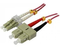 Synergy21 LWL-2-Faser-Patchk. 3mtr.LC-SC, 50/125um,OM4, AD=2mm,
