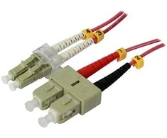 Synergy21 LWL-2-Faser-Patchk. 5mtr.LC-SC, 50/125um,OM4, AD=2mm,