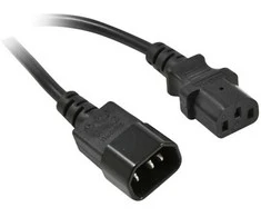 Synergy21 Netzkabel 230V Kaltgeräte IEC-C13(Buchse)/Kaltgeräte IEC-C14(Stecker), 3m