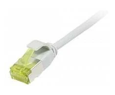 Synergy21 Patch cable RJ45 - CAT6A 500Mhz - 0.15m - pilka - U/FTP - slimline round d 3.8mm - TPE/LSZH(Superflex
