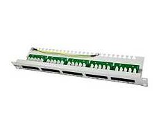Synergy21 Patch Panel 25xTP, CAT3, ISDN, 19, Lichtgrau ,