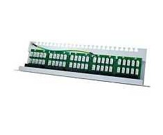 Synergy21 Patch Panel 50xTP, CAT3, ISDN, 19, Lichtgrau ,