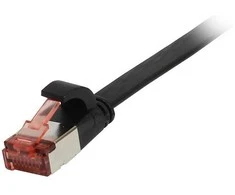Synergy21 Patchkabel RJ45, CAT6 250Mhz, 2m juodas, FTP(U/FTP), TPE(Superflex), Flach