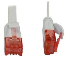 Synergy21 Patchkabel RJ45, CAT6 250Mhz, 5m baltas, UTP(U/UTP), PVC, Flach