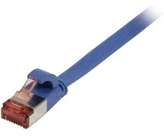 Synergy21 Patchkabel RJ45, CAT6 250Mhz, 0,5m blau, FTP(U/FTP), TPE(Superflex), Flach