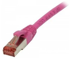Synergy21 Patchkabel RJ45, CAT6 250Mhz, 2m magenta, S-STP(S/FTP), TPE/LSZH(Superflex)