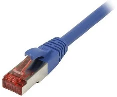 Synergy21 Patchkabel RJ45, CAT6 250Mhz, 7,5m blau, S-STP(S/FTP), TPE/LSZH(Superflex)