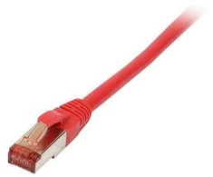 Synergy21 Patchkabel RJ45, CAT6 250Mhz, 2m raudona, S-STP(S/FTP), TPE/LSZH(Superflex)