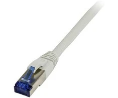 Synergy21 Patchkabel RJ45, CAT6A 500Mhz, 1,0m, grau, S-STP(S/FTP), TPE/LSZH(Superflex), AWG26,