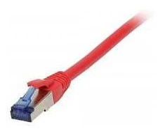 Synergy21 Patchkabel RJ45, CAT6A 500Mhz, 7,5m, raudona, S-STP(S/FTP), TPE/LSZH(Superflex), AWG26,