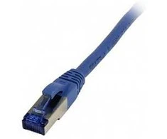 Synergy21 Patchkabel RJ45, CAT6A 500Mhz, 0,5m, blau, S-STP(S/FTP), TPE/LSZH(Superflex), AWG26,