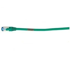 Synergy21 Patchkabel RJ45, CAT6A 500Mhz, 0,15m, grün, S-STP(S/FTP), AWG26, LSZH,