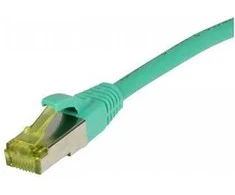 Synergy21 Patchkabel RJ45, CAT6A 500Mhz, 1,0m, grün, S-STP(S/FTP), TPE/LSZH(Ultraflex), AWG26, mit CAT7 Rohkabel,