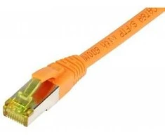 Synergy21 Patchkabel RJ45, CAT6A 500Mhz, 1,5m, oranžinis, S-STP(S/FTP), TPE/LSZH(Ultraflex), AWG26, mit CAT7 Rohkabel,